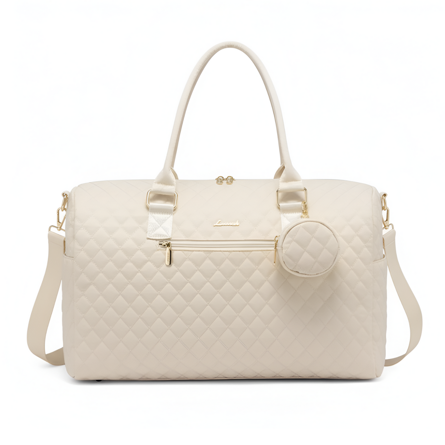 The First Class Beige: Luxury Large-Capacity Travel Diaper Bag