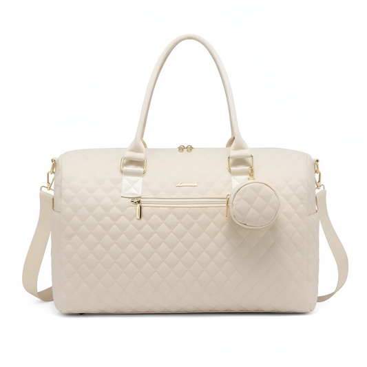 The First Class Beige: Luxury Large-Capacity Travel Diaper Bag