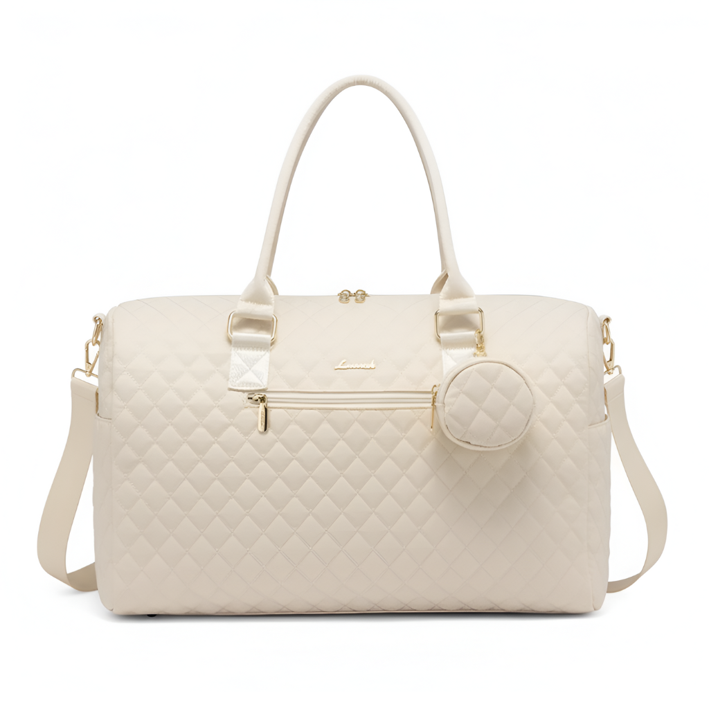 Odette in Beige: Luxury Large-Capacity Diaper Bag