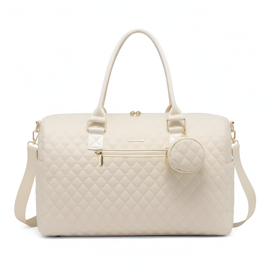 Odette in Beige: Luxury Large-Capacity Diaper Bag