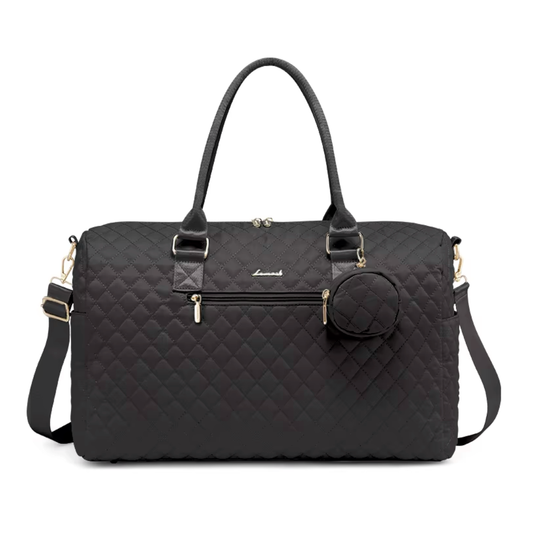 Odette in Black: Luxury Large-Capacity Diaper Bag