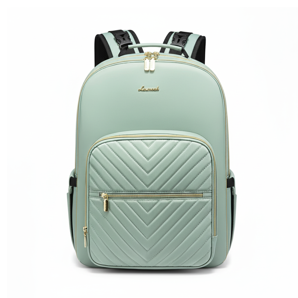 The Serena in Green: Executive Mom's Multi-System Backpack