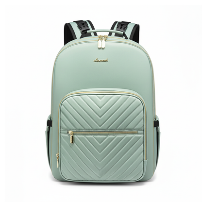 The Serena in Green: Executive Mom's Multi-System Backpack