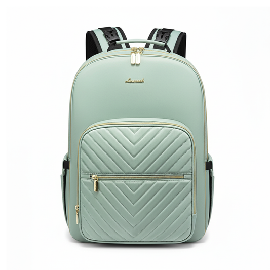 The Serena in Green: Executive Mom's Multi-System Backpack