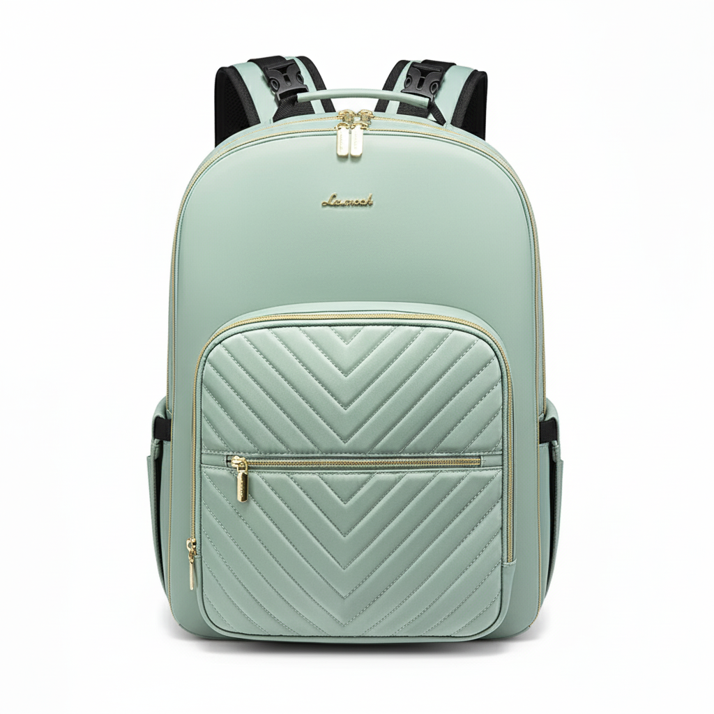 The Serena in Green: Executive Mom's Multi-System Backpack