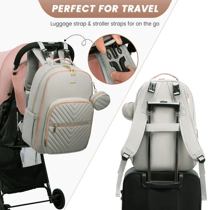 The Serena in Green: Executive Mom's Multi-System Backpack