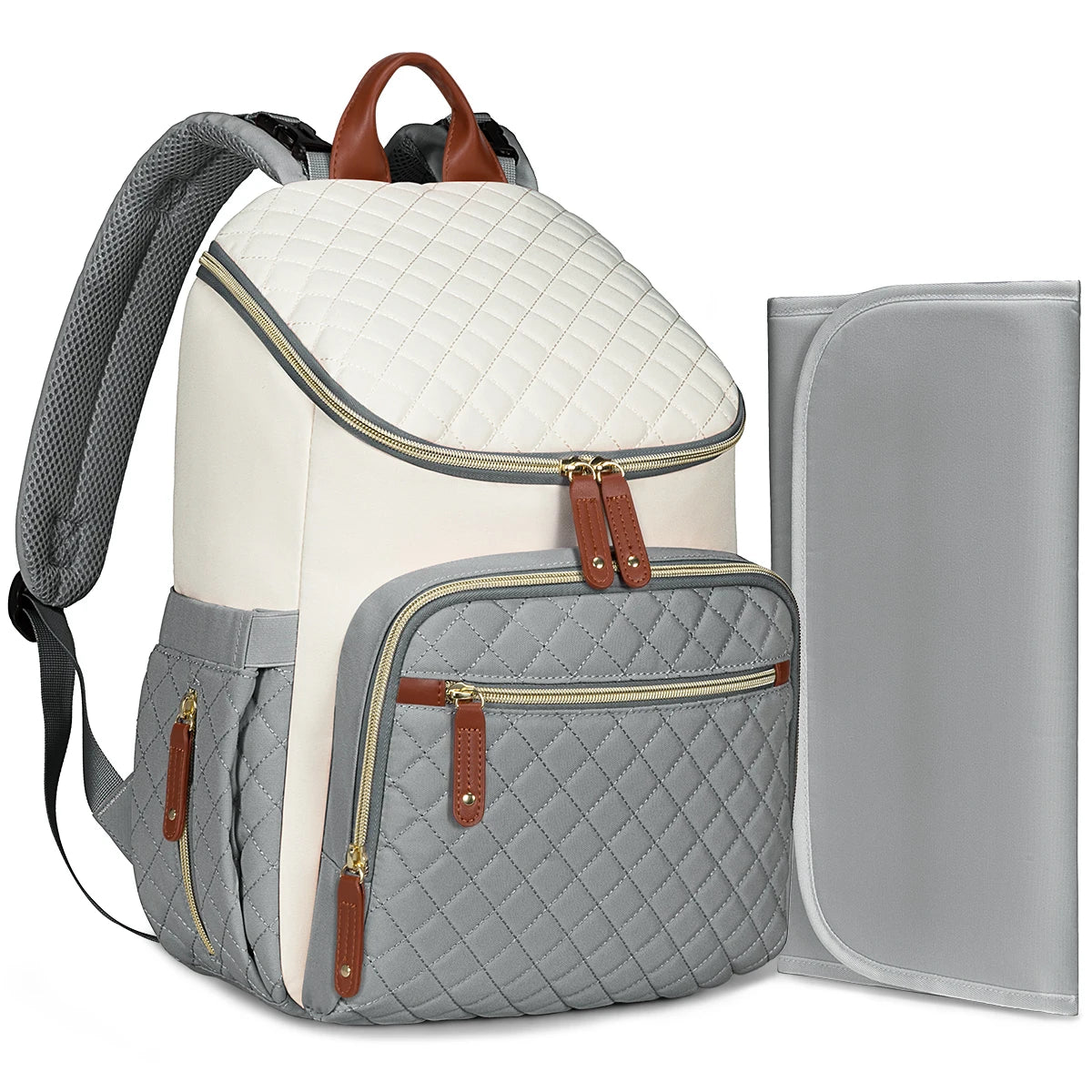 The ZChelsea Quilted Diaper Backpack