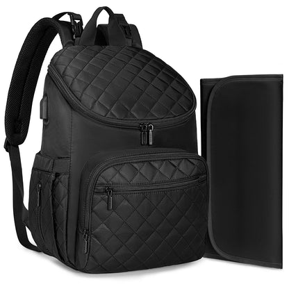 The ZChelsea Quilted Diaper Backpack