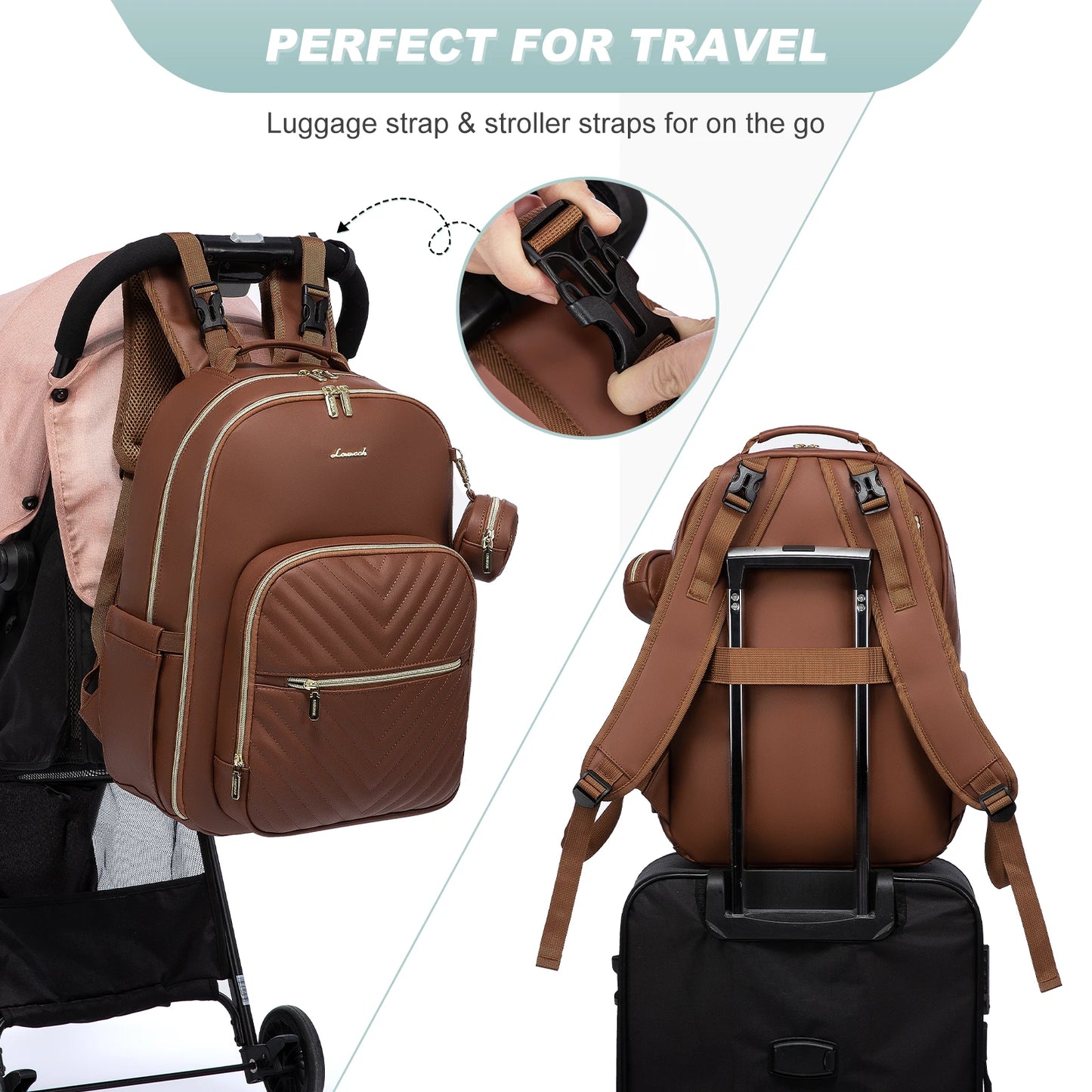 The Serena Collection: Executive Mom's Multi-System Backpack