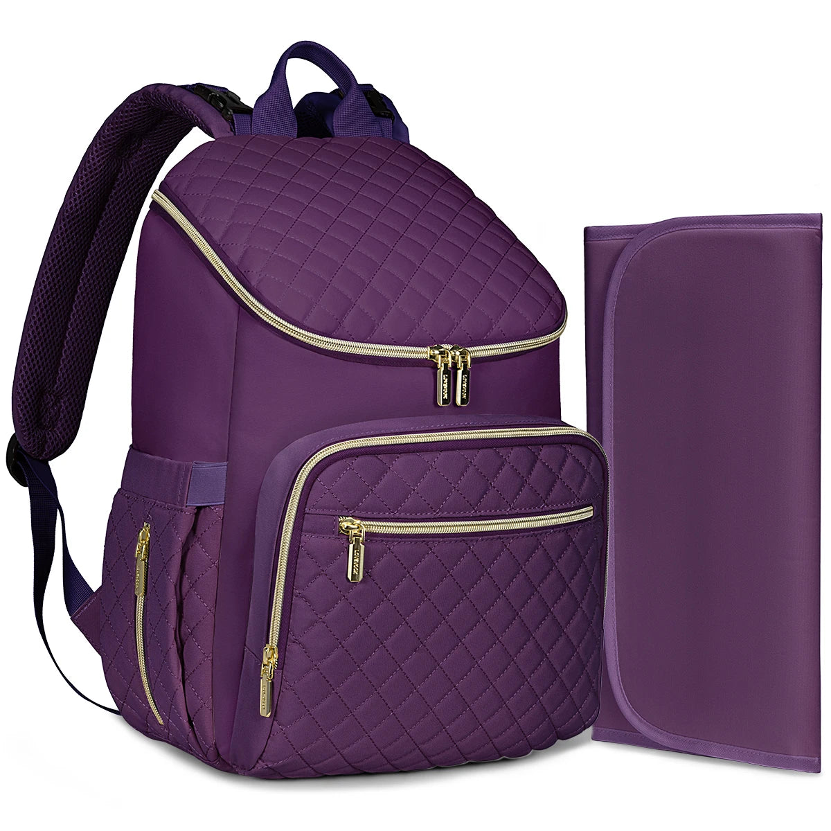 The ZChelsea Quilted Diaper Backpack