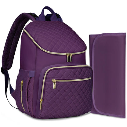 The ZChelsea Quilted Diaper Backpack