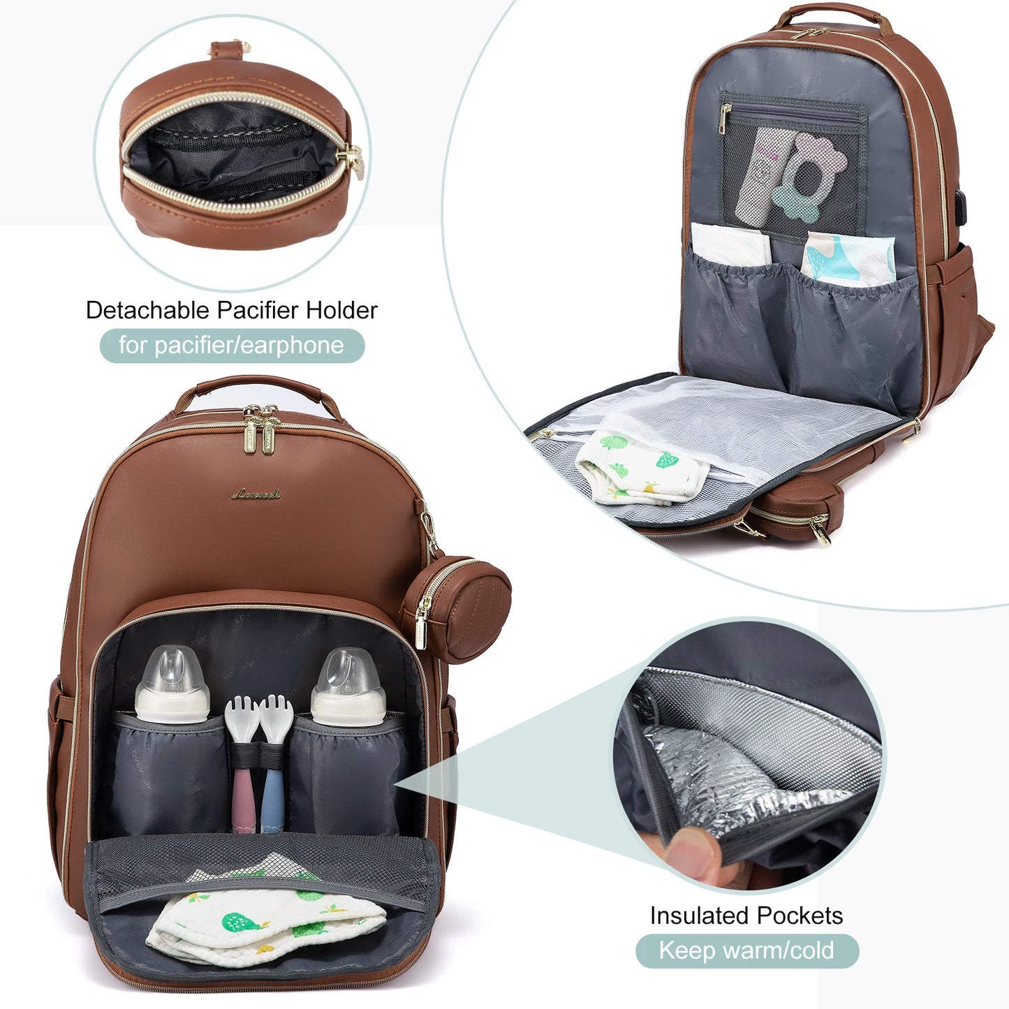 The Serena Collection: Executive Mom's Multi-System Backpack