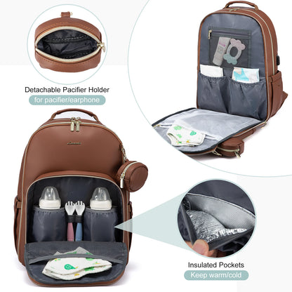 The Serena Collection: Executive Mom's Multi-System Backpack