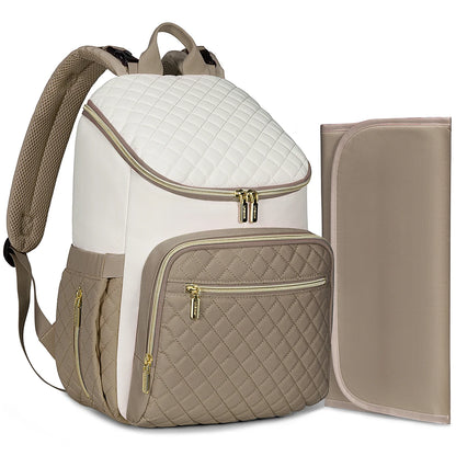 The ZChelsea Quilted Diaper Backpack
