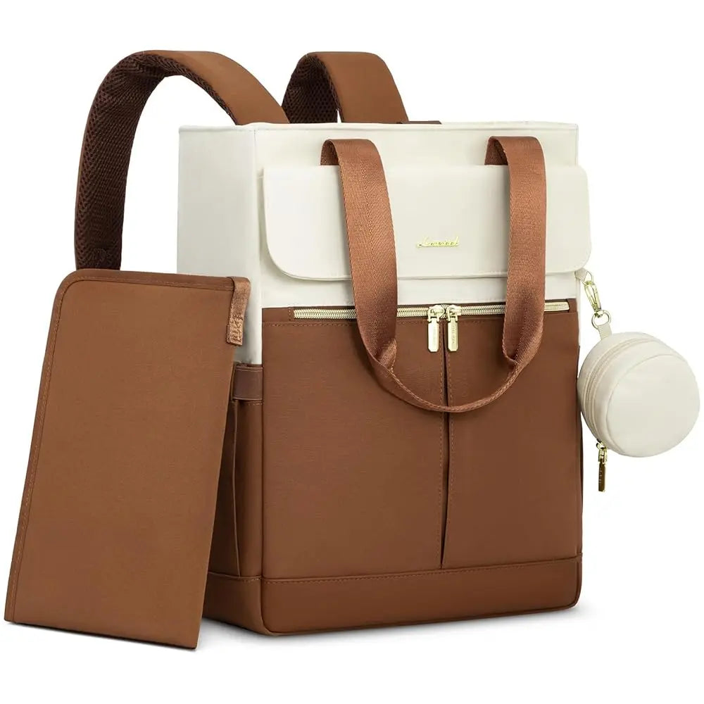 Wholesale Multifunctional Baby Diaper Tote Bags With Changing Pad Pacifier Case Fashion Travel Diaper Backpacks for Mom Dad